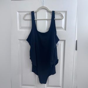 Only navy black bodysuit NWT
